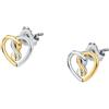 BLUESPIRIT Orecchini Donna in Argento bicolore 925, Collezione B-Classic, Regalo Amica - P.17C901000100