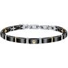 Maserati Bracciale Uomo, Collezione JEWELS, in Acciaio, ceramica, PVD oro giallo - JM221ATZ03