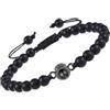ALBERTBAND Bracciale uomo Bracciale di perline Bracciale proiezione personalizzato con foto Regalo creativo per lui Marito Papà Fidanzato Regalo di compleanno per la festa del papà