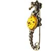 Spille - Cozmos Spilla donna in ambra naturale baltica e argento 925
