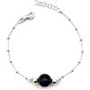 MASBARATA Bracciale in pietra naturale in argento sterling