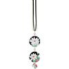 IN LEBOLE Collezione The Circle Special Fondo Bianco Collana da Donna in Ottone