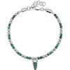 Brosway Bracciale Uomo in Acciaio e Pietre Naturali con Simbolo Cornetto | Collezione Riptide - BTD006