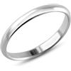Anellissimo Anello fedina Nuziale Ferma fedev Uomo Donna Argento 925-12