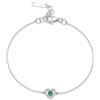 Brosway Bracciale Donna in Argento e Life Green con Simbolo Cuore | Collezione Fancy - FLG126