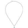 BLUESPIRIT Collana Donna in Acciaio, Cristalli, Collezione Trendy, Regalo Maestra - P.31T610000900