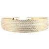 inSCINTILLE Bracciale Donna Rigido con fili semirigidi diamantati
