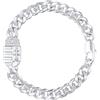 d'origine Ungheria, bracciale ungherese, collana ungherese, catena bandiera ungherese, gioielli ungherese, gioielli ungheresi per uomo, 18 cm, Ottone