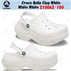 Crocs Zoccolo Crocs Bella bianco bianco bianco 210062-100 taglia unisex