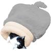 Generic Cuccia per gatti da interno, cuscino per gatti, accogliente e invernale, comodo sacco a pelo per animali domestici, cuccia per gatti, morbida cuccia per gatti, cuccia per gatti e cani di piccola