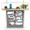 ANTHILLSHOP Formicaio T-Small Pro Galleria 3D, colore grigio, con formiche vive, kit completo, nuovo sistema di umidità efficace