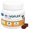 Virbac Movoflex Soft Chews | 30 pezzi | Per cani da 15 kg a 35 kg | Alimento complementare per la salute delle articolazioni | Per mantenere le strutture articolari | Con acido ialuronico