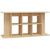 vidaXL Supporto Acquario 120x40x60 cm Legno Multistrato Rovere Sonoma