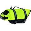 FANSU Giubbotto Salvagente per Cani con Manico, Regolabile Giubbotti di Salvataggio per Animali Domestici-per Cani di Taglia Piccola, Media e Grande-per Nuoto eCanottaggio (XXS,Verde)