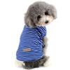 Ranphy - Camicia a righe in cotone per cani di piccola taglia