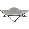 TRIXIE Lettino da campeggio per cani, 69 × 20 × 69 cm, grigio beige/nero- 28215