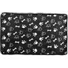Wuyangcun Cuscino per gabbia per cani, 60 x 40 cm, lavabile e assorbente, traspirante (nero)