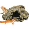 Generico Tana Per Rettili | Roccia Finta in Resina Caverna per Drago Barbuto per Terrario | per Acquario Paesaggio Zona per Prendere il Sole Decorazione per Tartarughe d'Acqua Gamberi Granchi