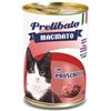 Generico Umido Gatto Prelibato Macinato Alimento completo per gatti adulti di tutte le taglie,gusto Prosciutto, senza cereali,senza conservanti | 12 scatolette da 400 grammi l'una.