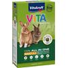 Vitakraft Vita Special Adult, mangime principale per roditori, mangime per conigli nani, con erbe ed erbe, sviluppato con veterinari, favorisce la digestione ottimale (1 x 600 g)