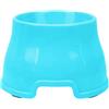 Generic Ciotole per cani rialzate in PP con orecchie lunghe, contenitore per acqua ad alta capacità per cocker spaniel e razze dalle orecchie lunghe Rkz513 (blu, 14,5 x 19 x 11,8 cm)