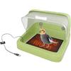 Generic Parrot Brooder Box Chick Brooder Riscaldatore Visivo Nesting Box 3 Impostazioni di Temperatura Finestra Trasparente Fori di ventilazione Cuscinetto riscaldante USB per allevamento manuale Proprietari