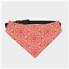 FJQWKLF Tie Dye Mandala Giallo Arancione Rosso Rosa Collare a bandana per cani Sciarpa triangolare per animali Fazzoletto per gatti con fibbia regolabile