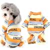 Ranphy Pigiama per Cane Domestici Tuta in Cotone Cani di Piccola Taglia Cucciolo a Righe Pjs Cagnolino Gatto Tutine Generali Carino Tutine morbide Pullover 4 Gambe Camicie Abbigliamento Vestiti