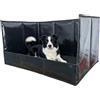 Generico Lettiera Per Cani, Pareti Alte Portatile Pieghevole Impermeabile | Porta Assorbente Per Pipì Per Cani | Soluzione Di Allenamento Indoor E Outdoor Per Casa, Appartamento, Soggiorno, Balcone, Portico, P