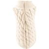 Generic Pullover per cani realizzati a maglia, maglione per cani con collo a scollo a V, caldo e traspirante, maglione invernale per cani di piccola taglia e gatti, design facile da indossare in 7 colori