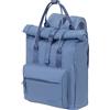 American Tourister Urban Groove UG16 Mono - Zaino Donna, Idrorepellente, Zaino Casual per Uso Quotidiano con Tasca Posteriore Nascosta, 17 L, Storm Blue