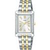 Lorus Orologio da donna classico acciaio inossidabile argento-oro