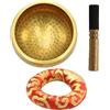 Mlllokfki Tibetan Singing Bowl for Meditation and Yoga - Autentico Handmade Sound Bowl with Cushion and Mallet, Perfect for Chakra Work and Enhancing Mindfulness Practices