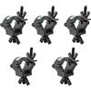 JLTPH Mini Truss Clamp Morsetto da palcoscenico in finitura di lega di alluminio Per DJ, per faretti, testa mobile, supporto per illuminazione （ 18-21MM 10KG ）