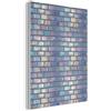 MuchoWow© Pannelli Pannello Fonoassorbente 60x80 cm Decorativi Insonorizzanti Decorativo Parete Fonoassorbenti Design Fonoisolanti Insonorizzazione Stanza Metallizzato - Mattoni - Lucido