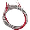 ibasenice Corde per Basso U32 in Metallo, 5 Pezzi, Argento, Ricambio