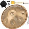 HAND-PAN 440Hz Handpan Drum 12 Toni 22 Pollici Handpan Instrument Handpan Music Re Minore Progettato per Musicisti Esperti Steel Drum Ideale per Appassionati di Meditazione e Ensemble Musicali
