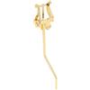 Jeffergarden Lira da Marcia per Sassofono, Supporto per Clamp/Holder per Spartiti per Sax Tenore Alto in Lega d'oro per Esibizioni e Prove della Band