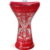 dv Tamburo egiziano doumbek DARBUKA con custodia e chiave