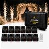 zenda club Set di 12 Trigger Kit di tiro per getti di scena, sistema Zenda club® per fontane fredde + telecomandi senza fili
