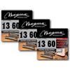 Magma - 3 set di corde per chitarra elettrica in acciaio nichelato - tensione pesante + (13, 17, 26, 36, 46, 60) - corde pesanti + 3 set (GE190N)