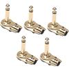 Toyvian 5pezzi Connettore per Pedale Effetto da Accoppiatore per Pedale Chitarra Cavo Adattatore Jack Scheda Strumento Sostituisce Connettore Usurato o Danneggiato per Chitarra Elettrica
