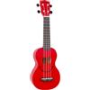 Mahalo VOLONTE' & CO Ukulele Soprano Smile con Borsa Colore Rosso