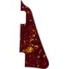 hanhuagongyiping Parti per chitarra Gibson Epiphone Les Paul LP P90 Style Guitar Pickguard (4 strati tartaruga rossa)