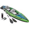 Intex 68306NP - Canoa Gonfiabile Challenger K2, 2 posti, con Accessori, PVC, Multicolore, 351x76x38 cm