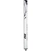 Super Stroke SuperStroke Zenergy Flatso 17" - Impugnatura per putter da golf con tecnologia SPYNE migliorata senza svasatura, zone testurizzate e Tech-Port, nero/bianco.
