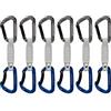 Mammut Workhorse Keylock 12 cm 6-Pack Quickdraws Grey/Blue Straight Gate/Bent Gate 12 cm