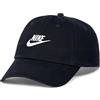 Nike FB5368-011 U NK Club cap U CB FUT WSH L Berretto Unisex Adulto Black/White Taglia M/L