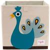 3 Sprouts - Scatole Porta Giochi - Contenitore Giochi Bambini - Portagiochi Bambini Contenitori - Pavone