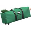 Generico Borsa portaoggetti per albero di Natale con ruote, adatta per alberi di Natale artificiali di grandi dimensioni da 2,3 m/2,7 m, tessuto Oxford 600D antistrappo resistente, impermeabile e antipolvere